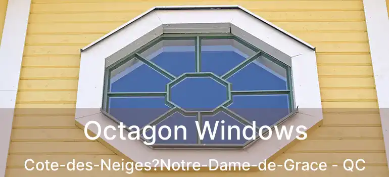  Octagon Windows Cote-des-Neiges?Notre-Dame-de-Grace - QC
