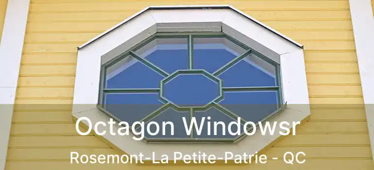  Octagon Windowsr Rosemont-La Petite-Patrie - QC