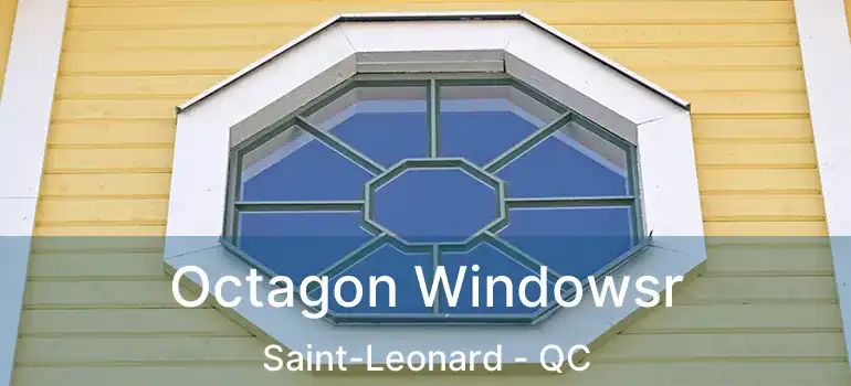  Octagon Windowsr Saint-Leonard - QC