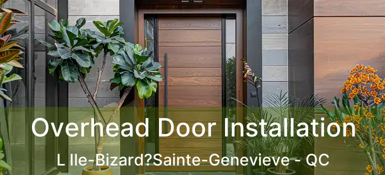  Overhead Door Installation L Ile-Bizard?Sainte-Genevieve - QC