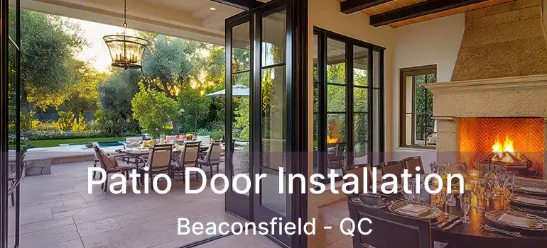  Patio Door Installation Beaconsfield - QC