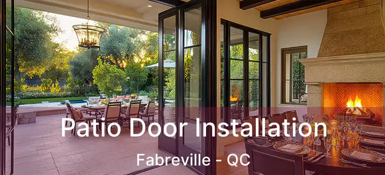  Patio Door Installation Fabreville - QC
