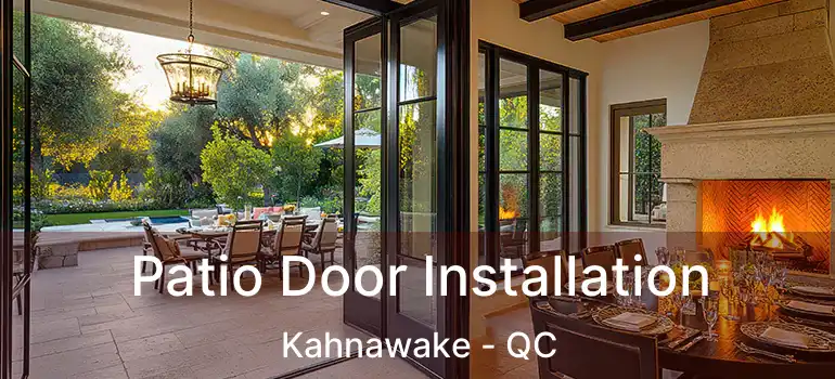  Patio Door Installation Kahnawake - QC