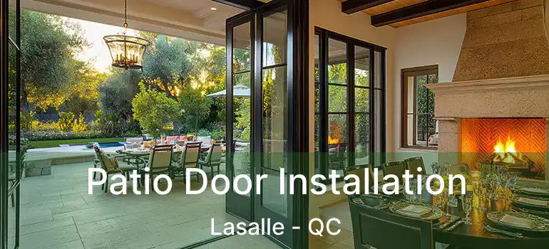  Patio Door Installation Lasalle - QC