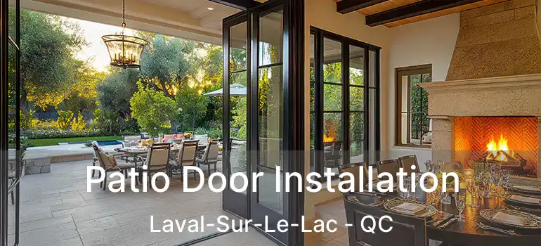  Patio Door Installation Laval-Sur-Le-Lac - QC