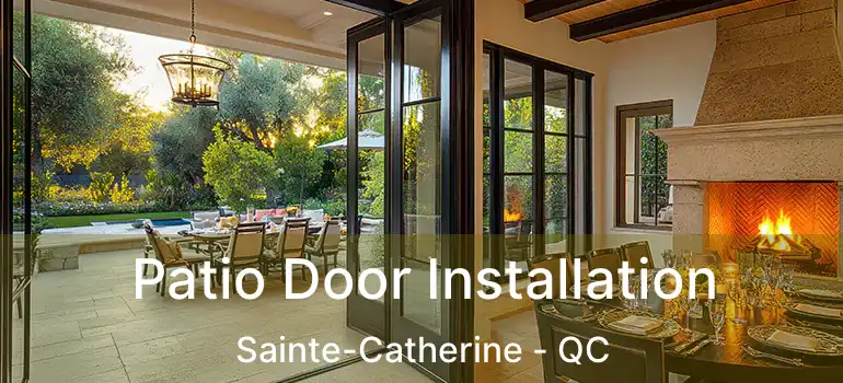  Patio Door Installation Sainte-Catherine - QC