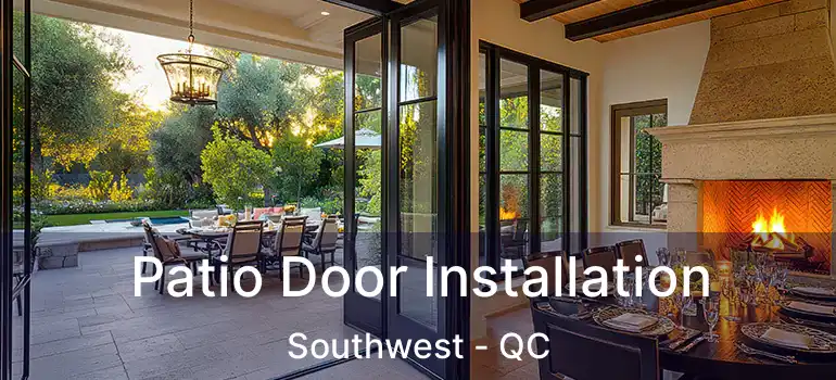  Patio Door Installation Southwest - QC