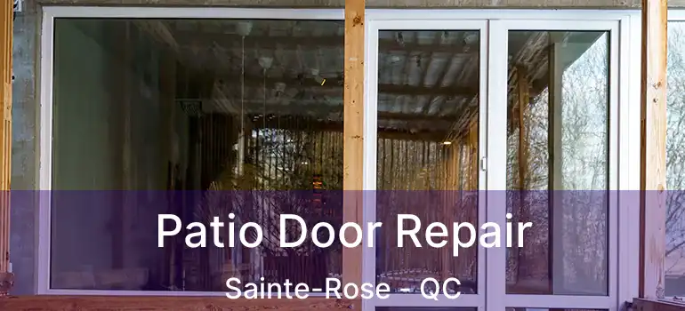  Patio Door Repair Sainte-Rose - QC