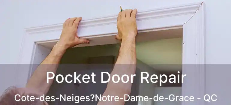  Pocket Door Repair Cote-des-Neiges?Notre-Dame-de-Grace - QC