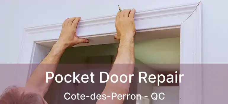  Pocket Door Repair Cote-des-Perron - QC