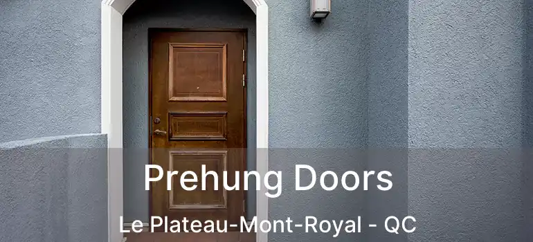  Prehung Doors Le Plateau-Mont-Royal - QC