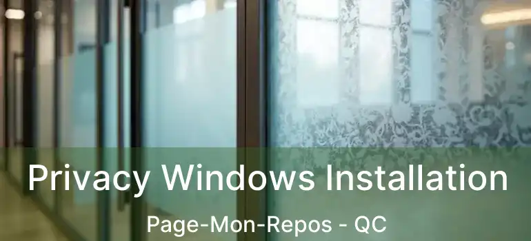  Privacy Windows Installation Page-Mon-Repos - QC