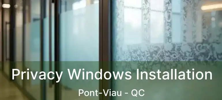  Privacy Windows Installation Pont-Viau - QC