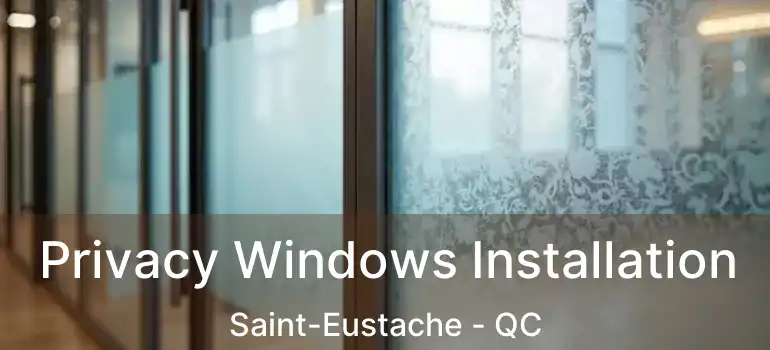  Privacy Windows Installation Saint-Eustache - QC