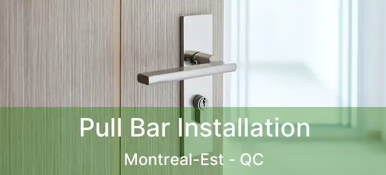  Pull Bar Installation Montreal-Est - QC