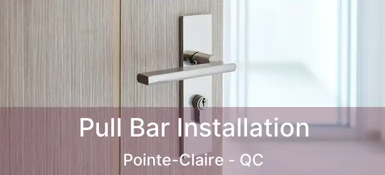  Pull Bar Installation Pointe-Claire - QC