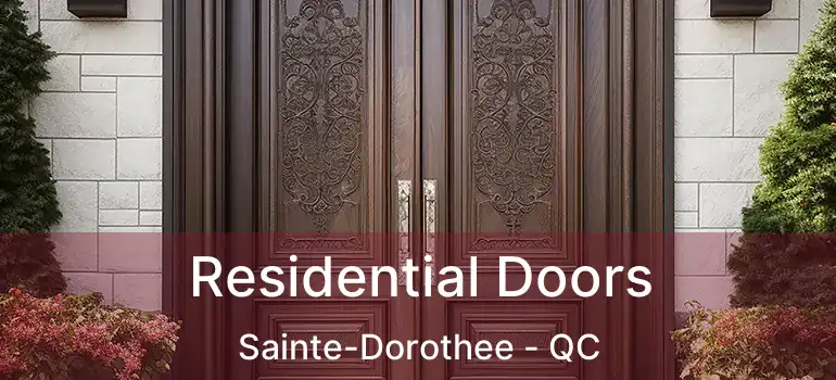  Residential Doors Sainte-Dorothee - QC