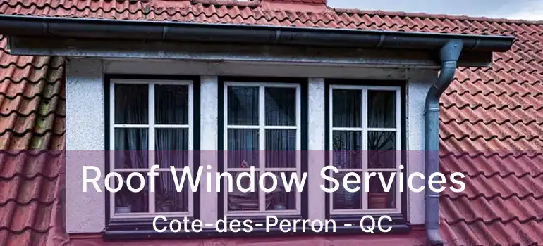  Roof Window Services Cote-des-Perron - QC