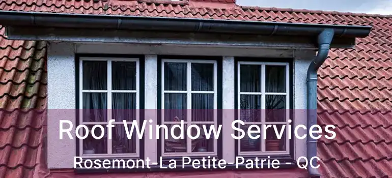  Roof Window Services Rosemont-La Petite-Patrie - QC