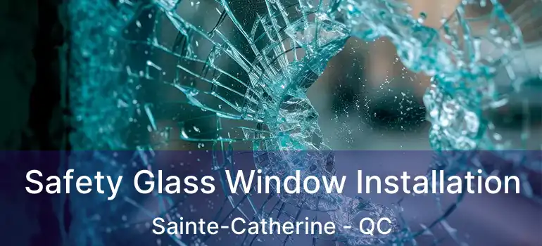  Safety Glass Window Installation Sainte-Catherine - QC