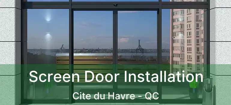  Screen Door Installation Cite du Havre - QC