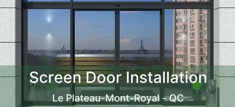  Screen Door Installation Le Plateau-Mont-Royal - QC