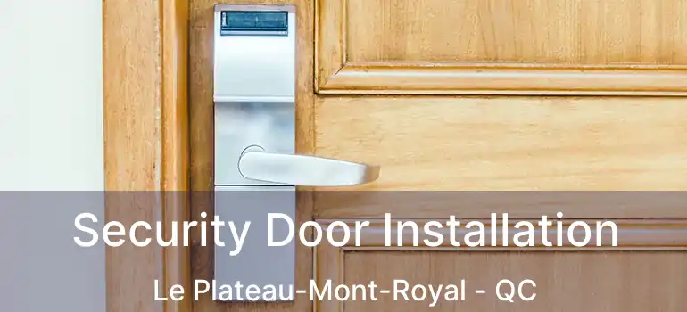  Security Door Installation Le Plateau-Mont-Royal - QC