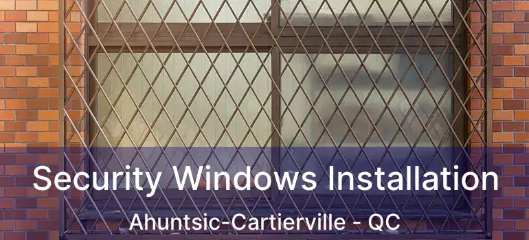  Security Windows Installation Ahuntsic-Cartierville - QC