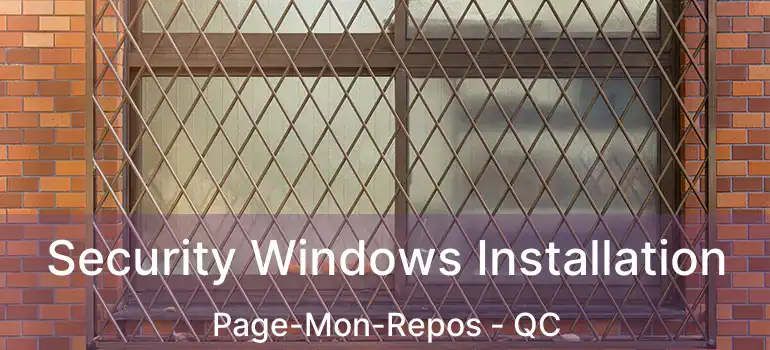 Security Windows Installation Page-Mon-Repos - QC
