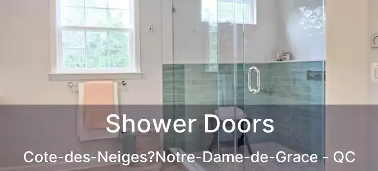  Shower Doors Cote-des-Neiges?Notre-Dame-de-Grace - QC