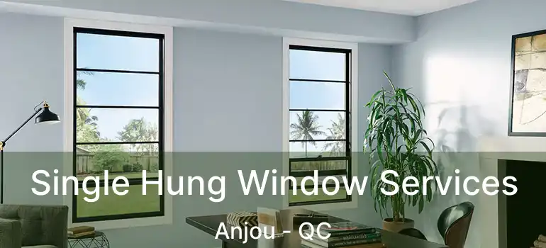  Single Hung Window Services Anjou - QC