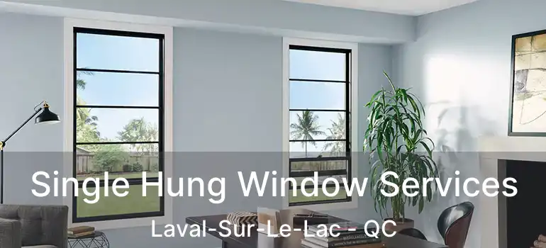  Single Hung Window Services Laval-Sur-Le-Lac - QC