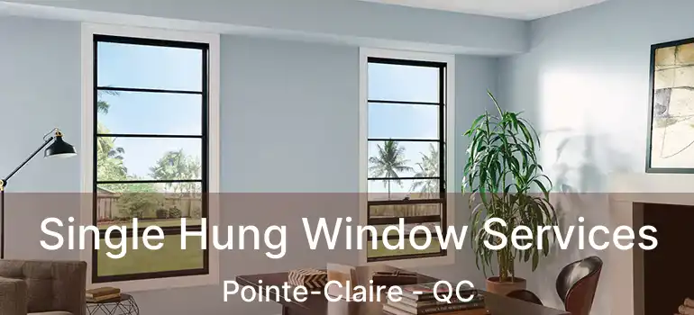  Single Hung Window Services Pointe-Claire - QC
