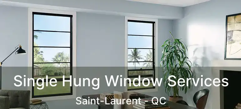  Single Hung Window Services Saint-Laurent - QC