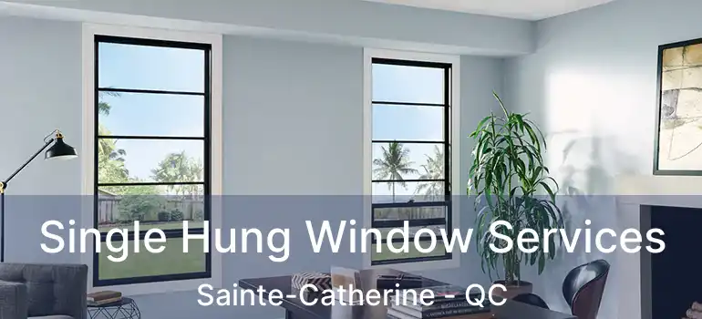  Single Hung Window Services Sainte-Catherine - QC
