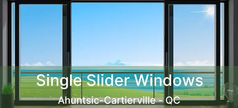  Single Slider Windows Ahuntsic-Cartierville - QC