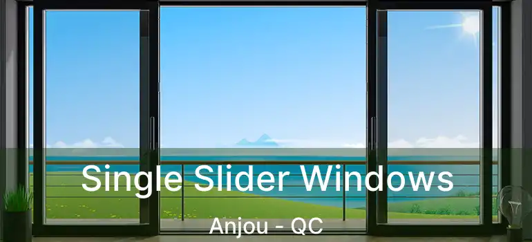  Single Slider Windows Anjou - QC
