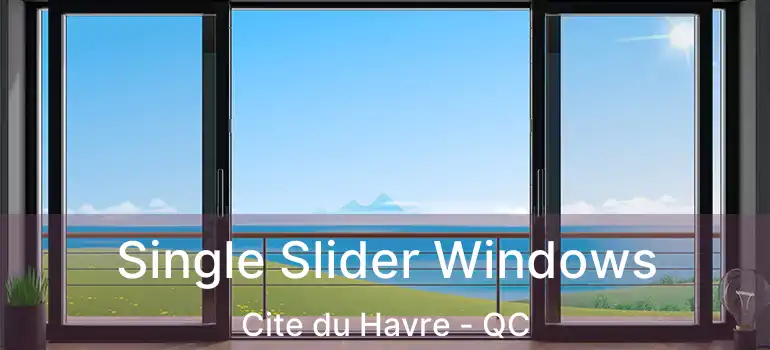  Single Slider Windows Cite du Havre - QC