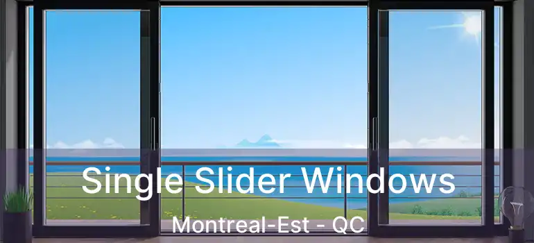  Single Slider Windows Montreal-Est - QC