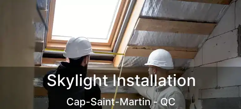  Skylight Installation Cap-Saint-Martin - QC