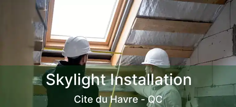  Skylight Installation Cite du Havre - QC