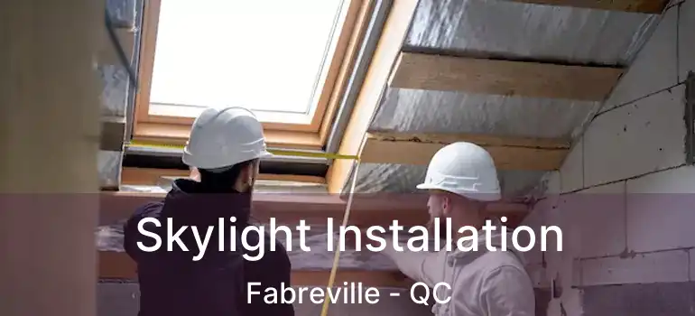  Skylight Installation Fabreville - QC