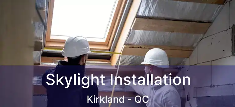  Skylight Installation Kirkland - QC