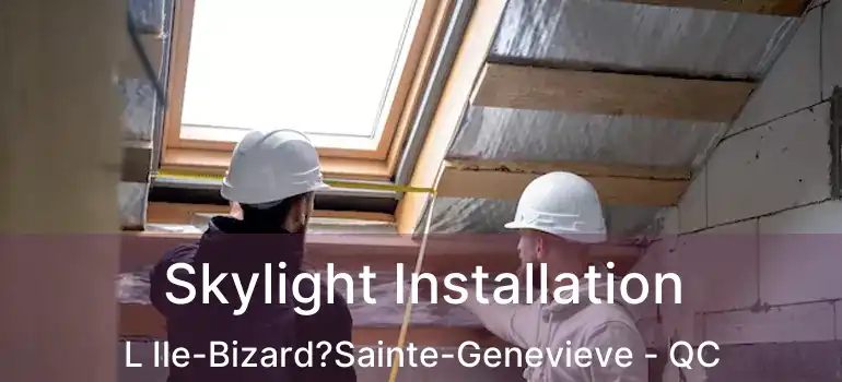  Skylight Installation L Ile-Bizard?Sainte-Genevieve - QC