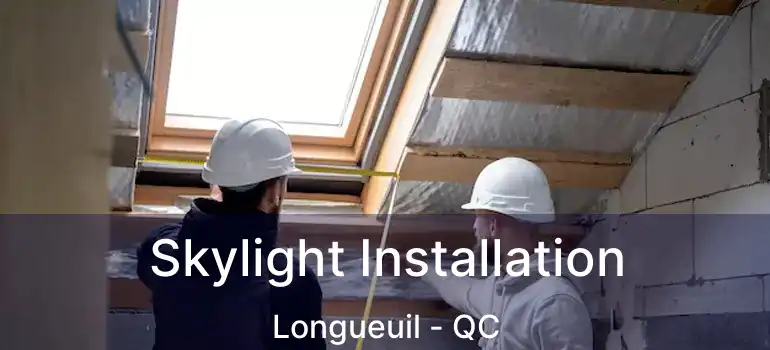  Skylight Installation Longueuil - QC