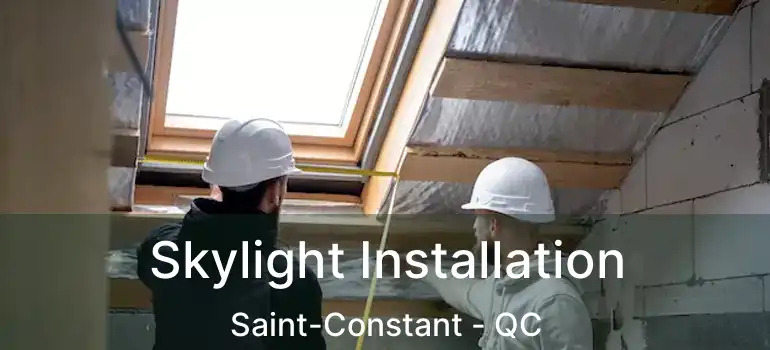  Skylight Installation Saint-Constant - QC