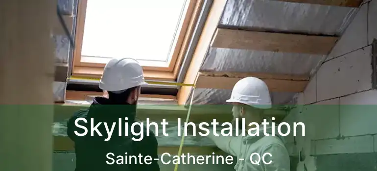  Skylight Installation Sainte-Catherine - QC