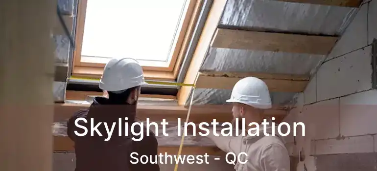  Skylight Installation Southwest - QC