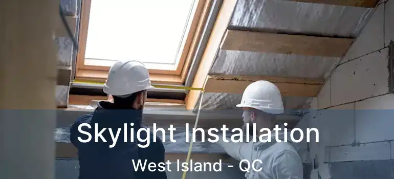  Skylight Installation West Island - QC