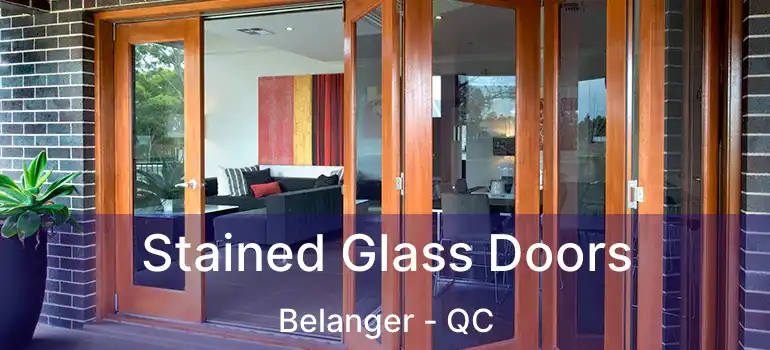  Stained Glass Doors Belanger - QC